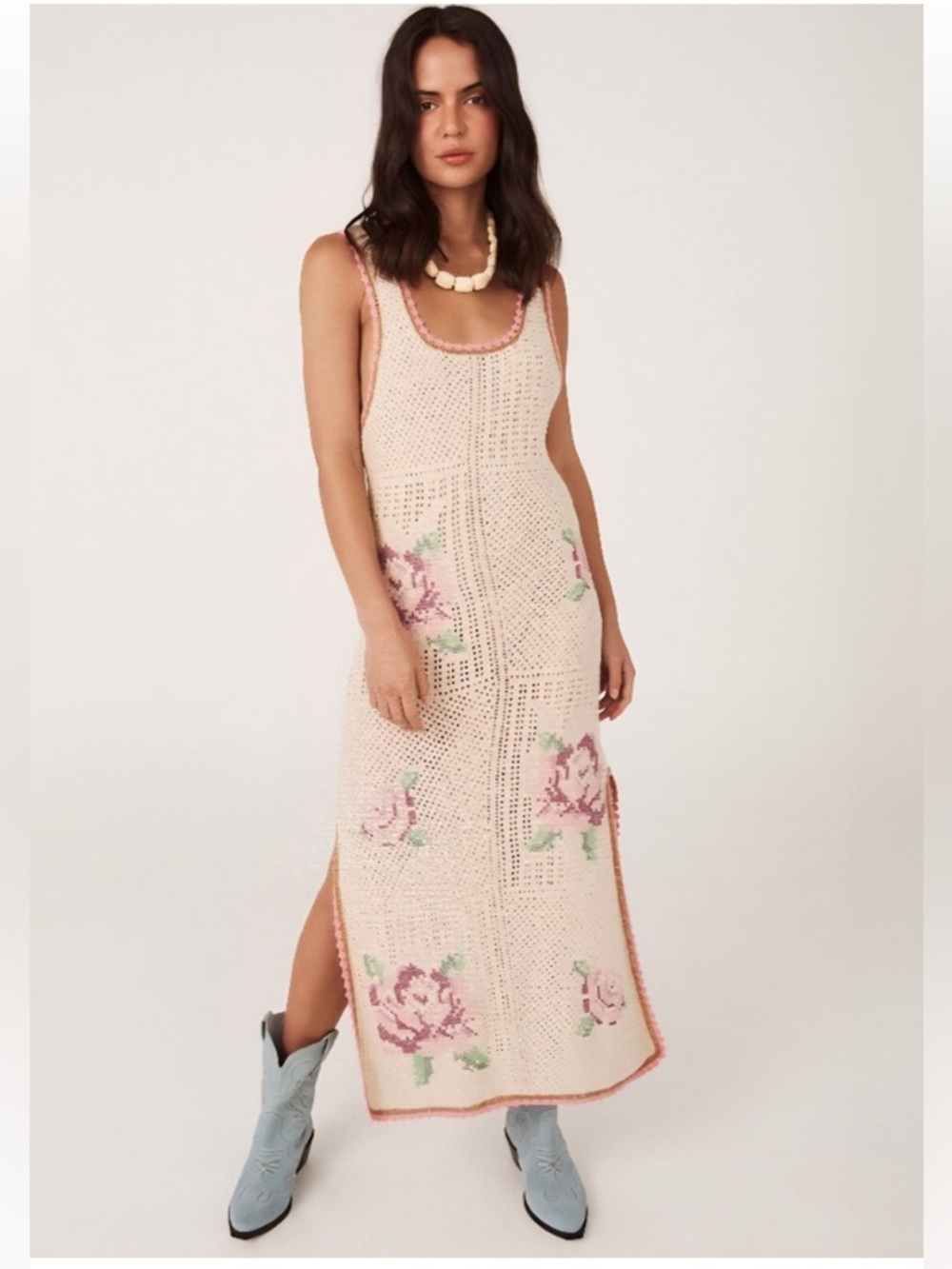 Spell Coastal Granny Midi Dress